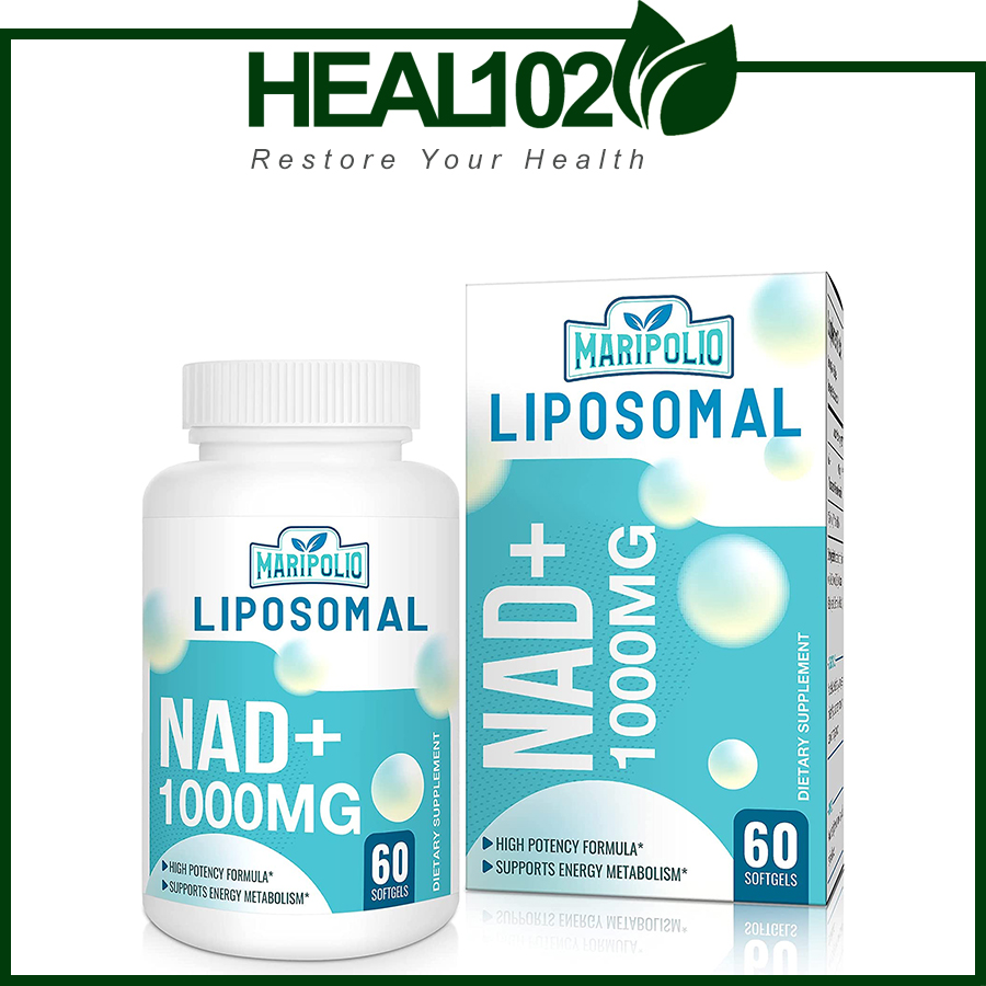 Maripolio Liposomal NAD Plus 1000 mg - NMN chống lão hóa , sửa chữa tế bào, cải thiện sức khỏe tổng thể - HEAL102