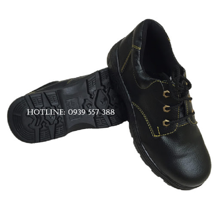 GIÀY BẢO HỘ LAO ĐỘNG ABC CHỈ VÀNG MŨI SẮT , CHỐNG ĐINH GIÁ TỐT