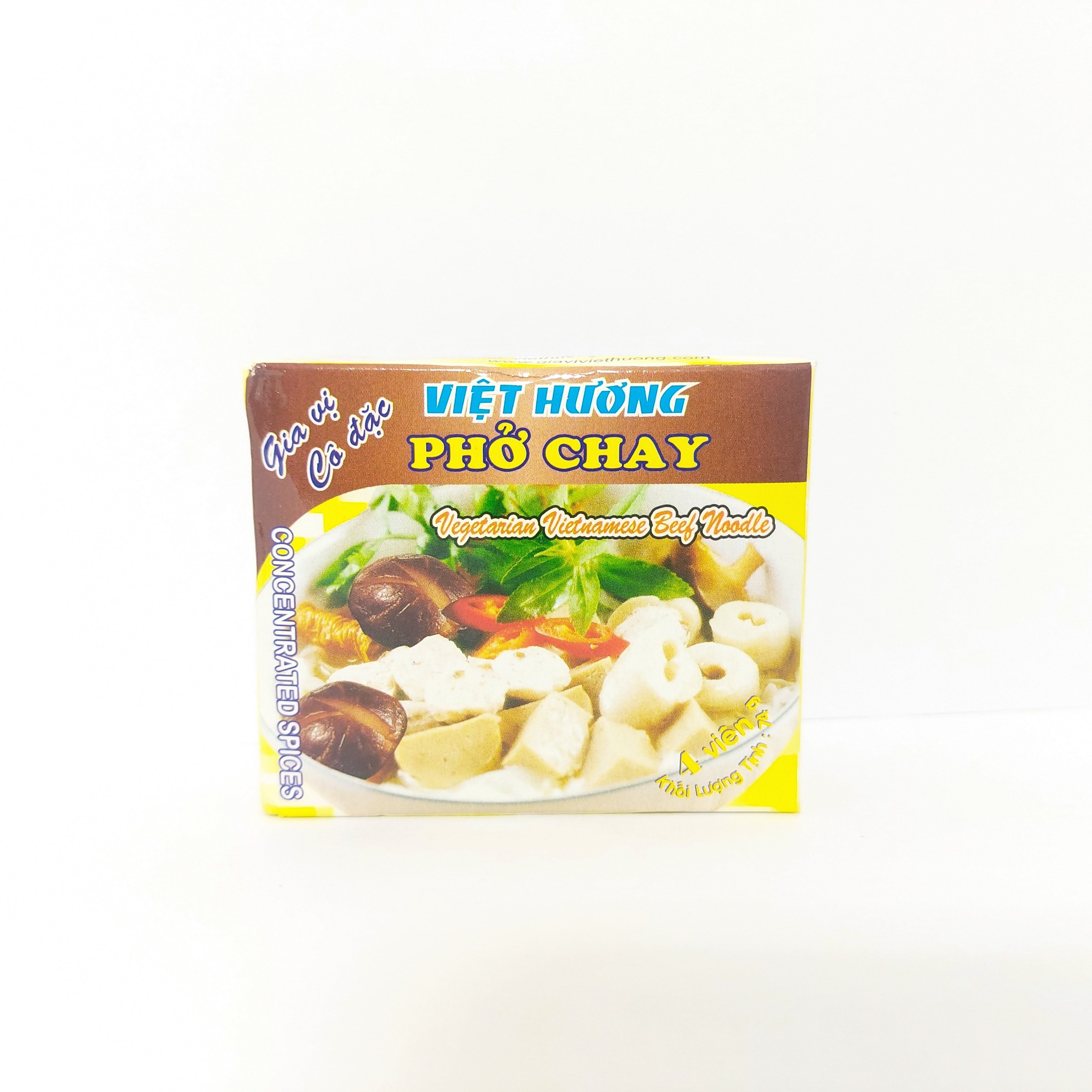 3 Viên (74g/viên) Gia Vị Cô Đặc Phở Chay Việt Hương Siêu Đậm Đà -- Thực Phẩm Chay Loan Vy