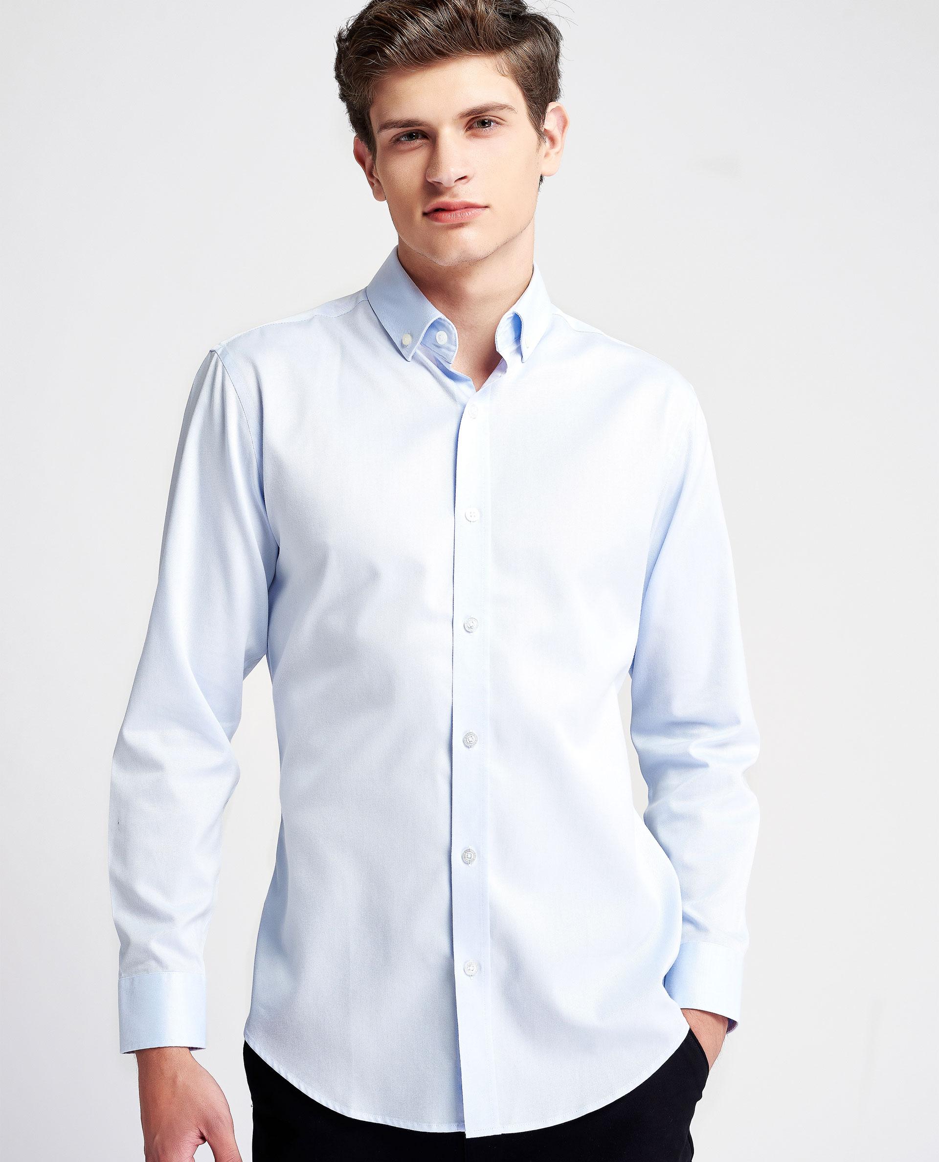 Áo Sơ Mi The Cosmo EASY CARE SHIRT Màu Xanh TC1022091LB