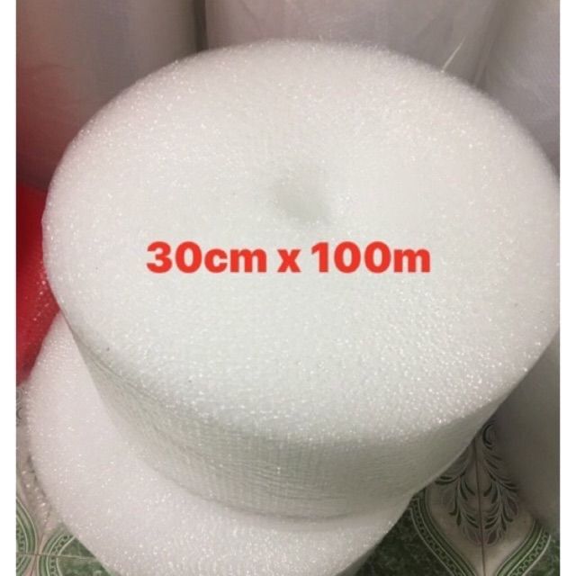 Xốp bong bóng khí 30cm x 100m, xốp nổ gói hàng, bọc hàng khổ