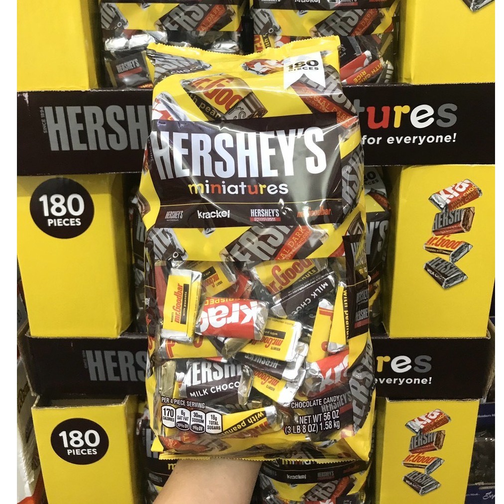 Online Friday Giá bán Kẹo Socola Hershey's Miniatures Mỹ 1.58kg