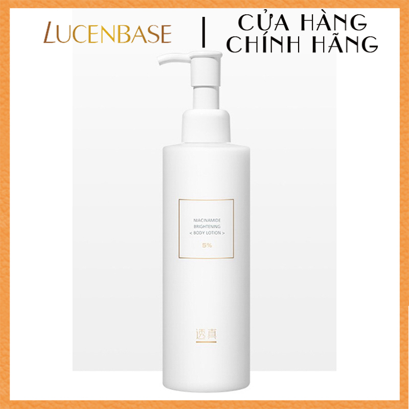 Sữa dưỡng thể Niacinamide Lucenbase - Dưỡng ẩm và Sáng da.