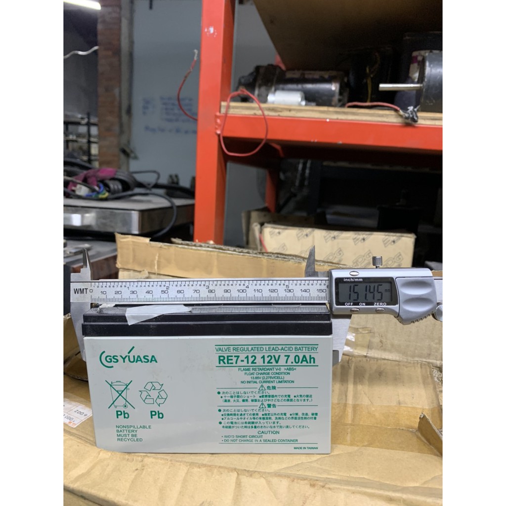 Bình Ắc Quy Gs-Yuasa 7A/12Vol (Hàng Tồn Kho Japan)