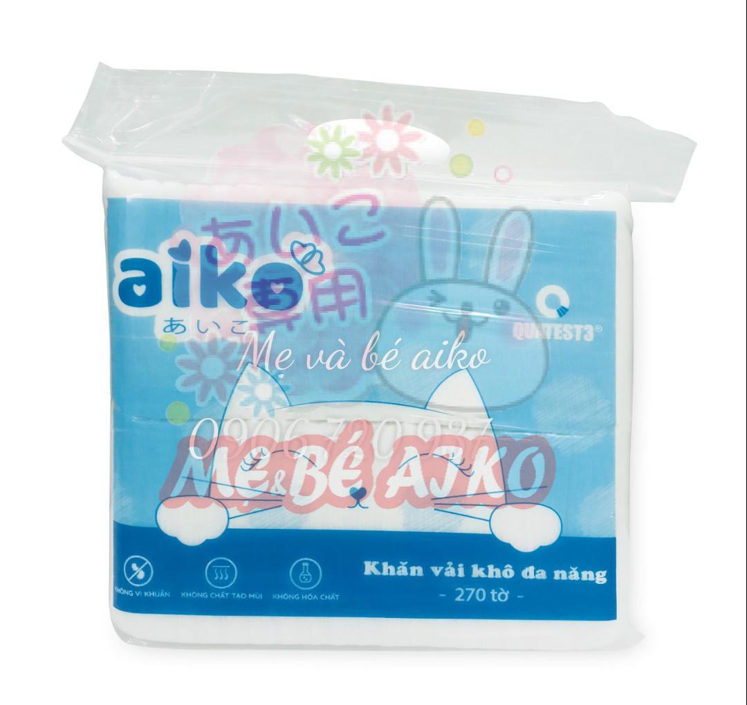 [HCM]Khăn Vải Khô Đa Năng Aiko 300gr 270 tờ