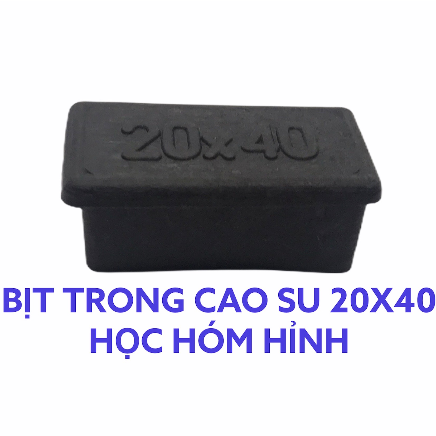 Combo 10 Chụp bịt cao su trong sắt hộp 20x40