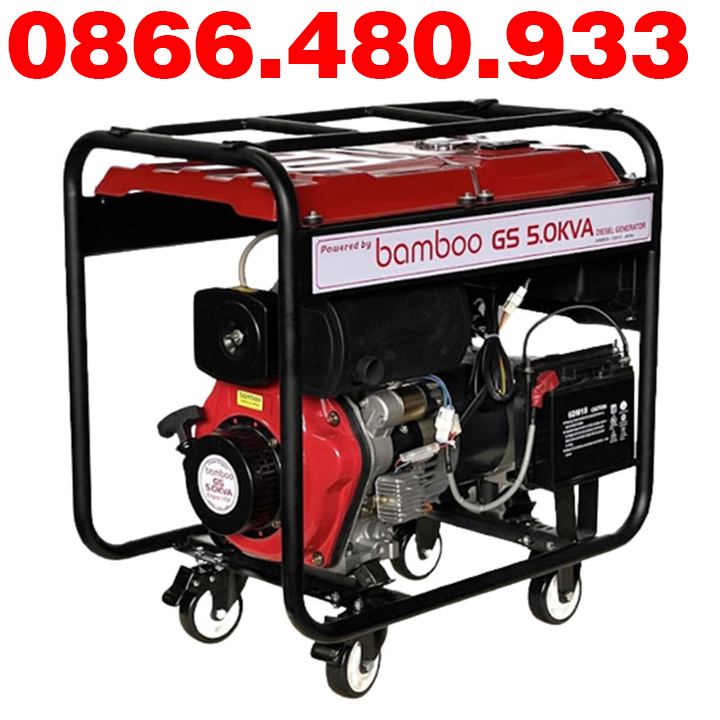Máy Phát Điện Chạy Dầu Bamboo 3.5Kw BMB GS5KVA