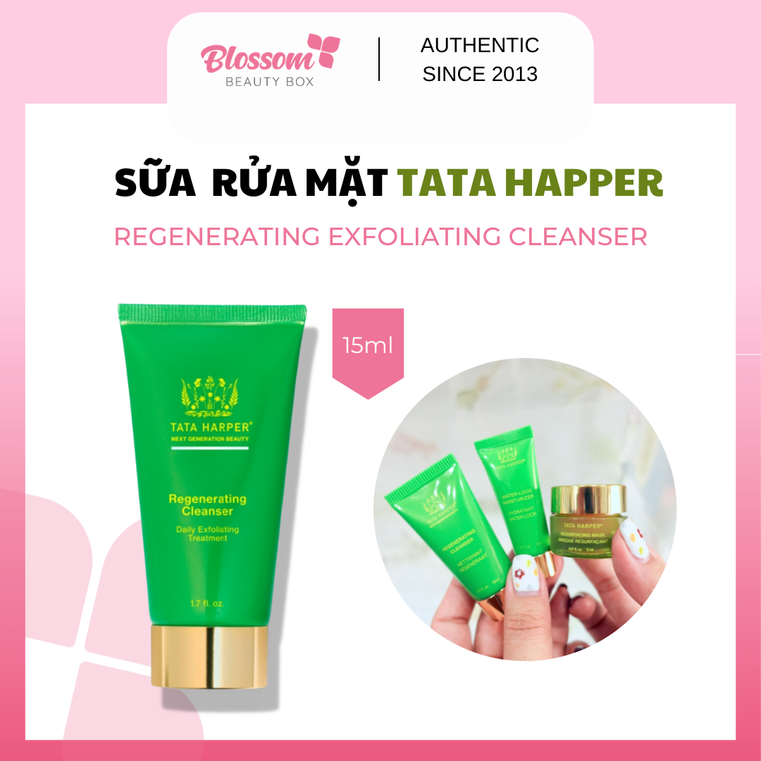 Minisize 15ML - Sữa rửa mặt cao cấp Tata Harper Regenerating Exfoliating Cleanser