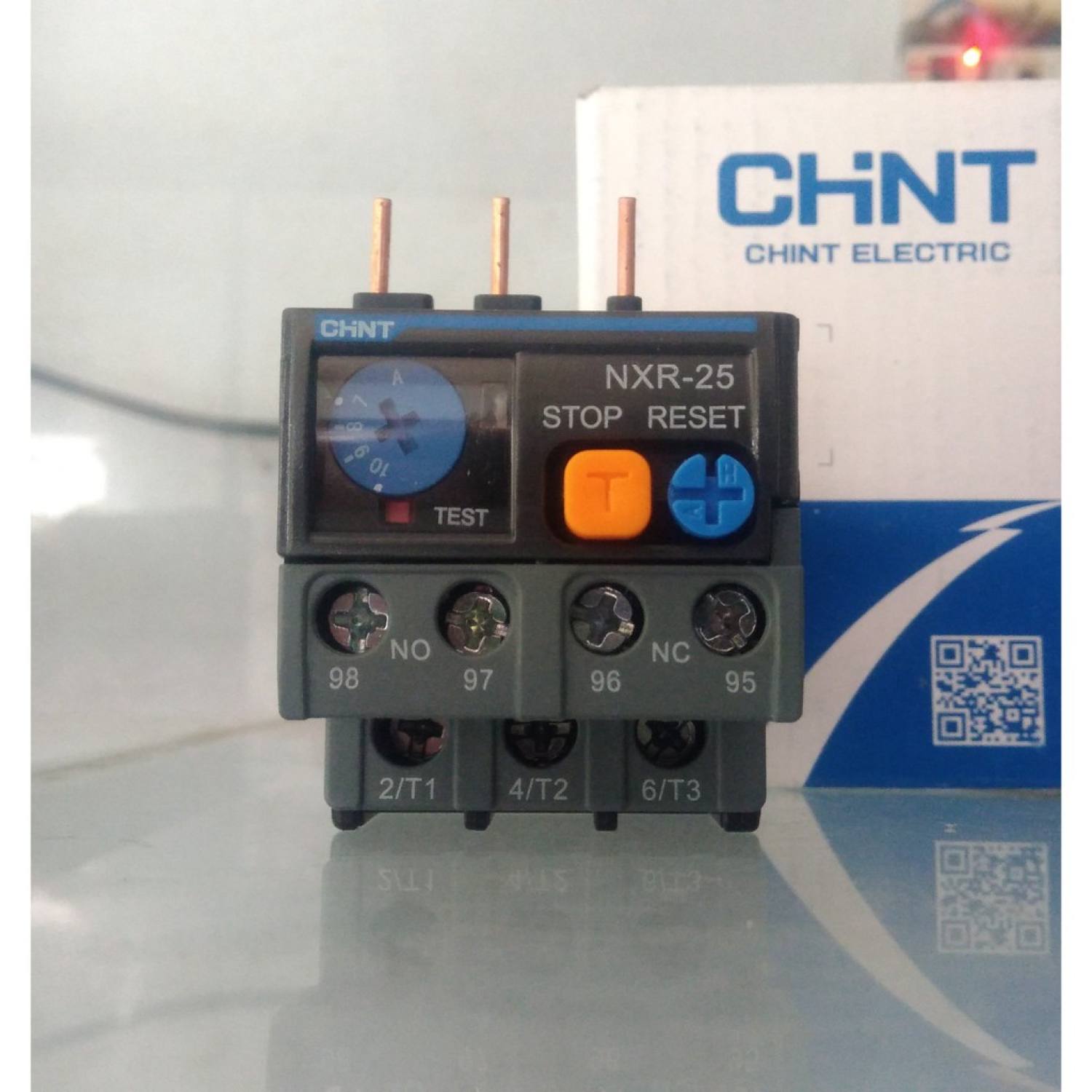 Rơle nhiệt nxr-25 có đầy đủ dải dòng, lắp cùng nxc 06 đến 38