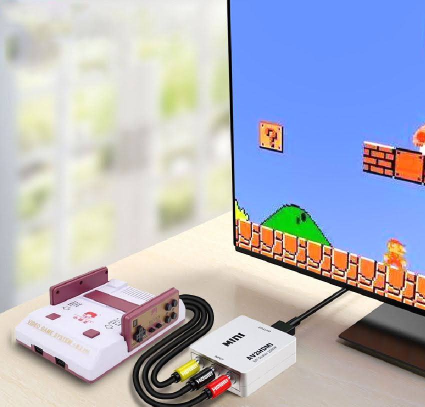 Hộp chuyển Mini AV ra HDMI, AV to HDMI, AV sang HDMI - FullHD 1080p/ 720
