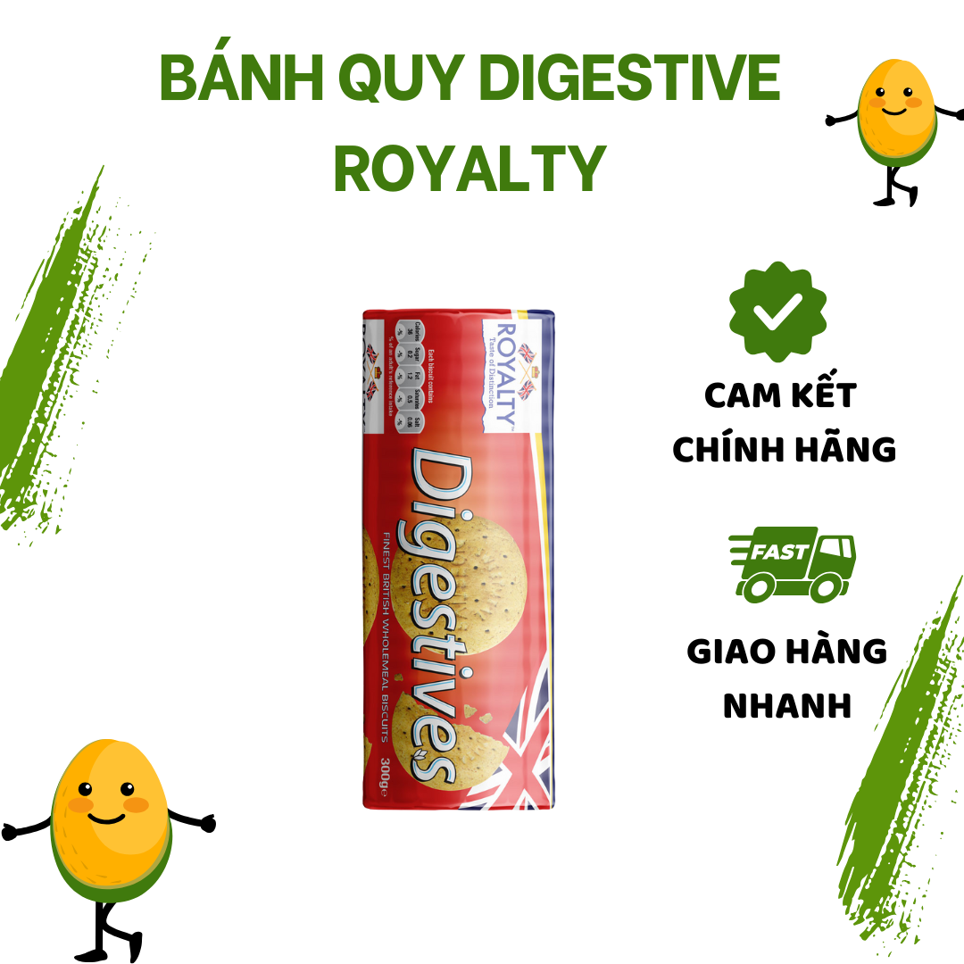 Bánh Quy Digestive Royalty Healthy - 400g
