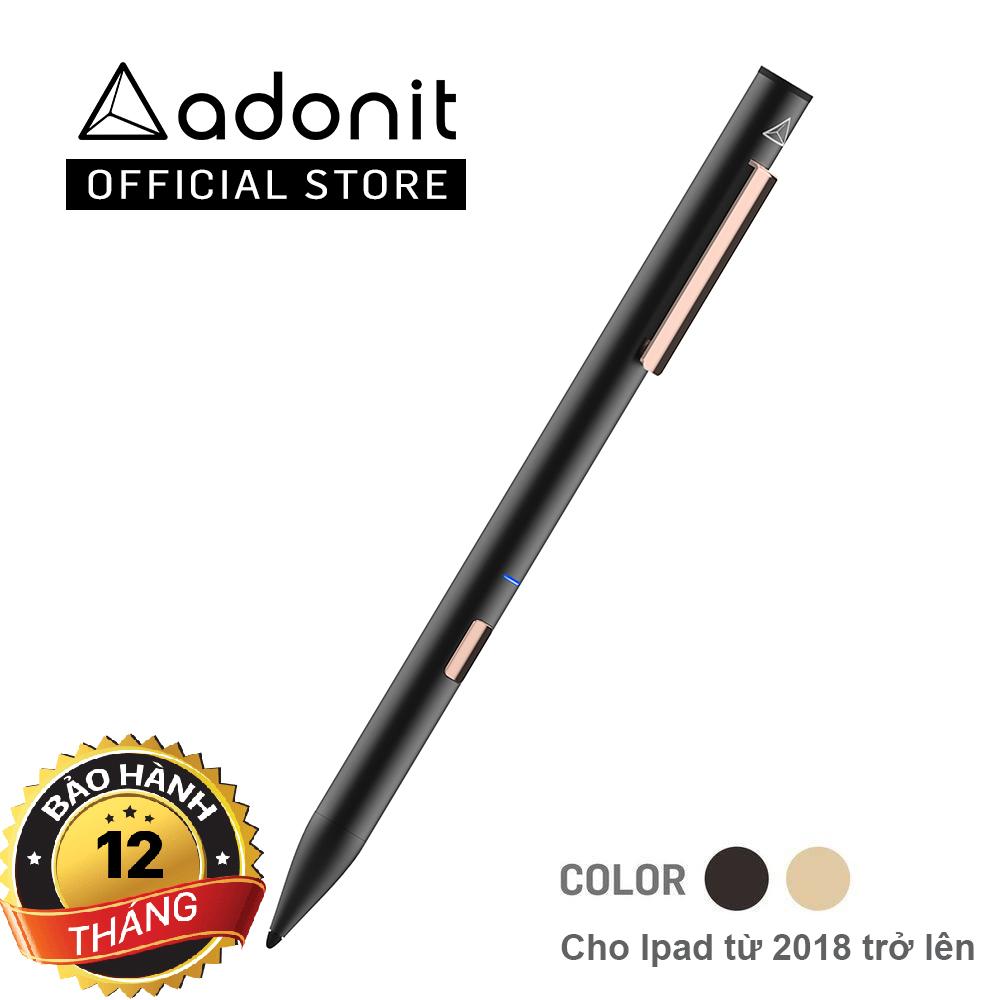 Bút cảm ứng Adonit Note chống tì tay tự động cho Ipad Gen 6/Gen7, Air 3, Mini 5, Ipad Pro 11, Ipad Pro 12.9 và Newer