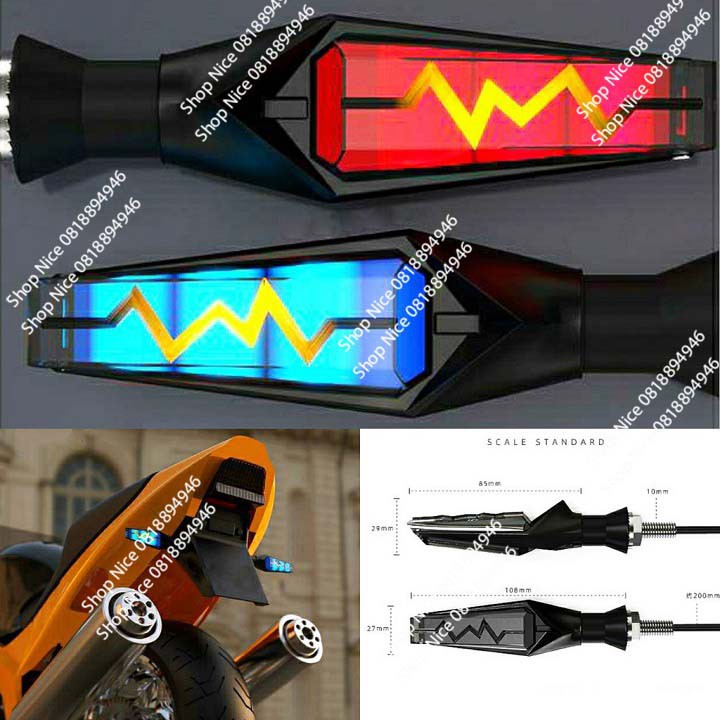 Đèn led xi nhan tia chớp nháy hiệu ứng Audi A8 1 đôi