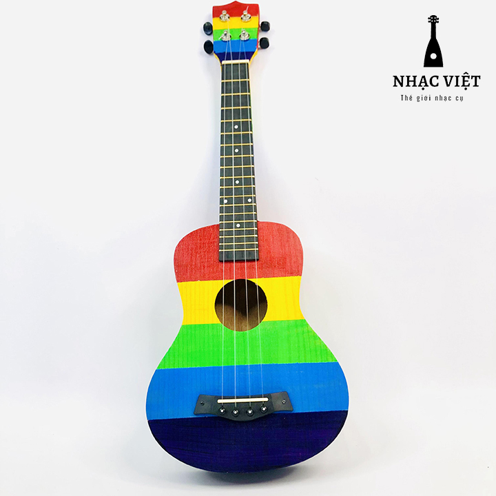 Đàn ukulele gỗ uk26 mặt đàn hình 3D  NHẠC CỤ PHONG VÂN