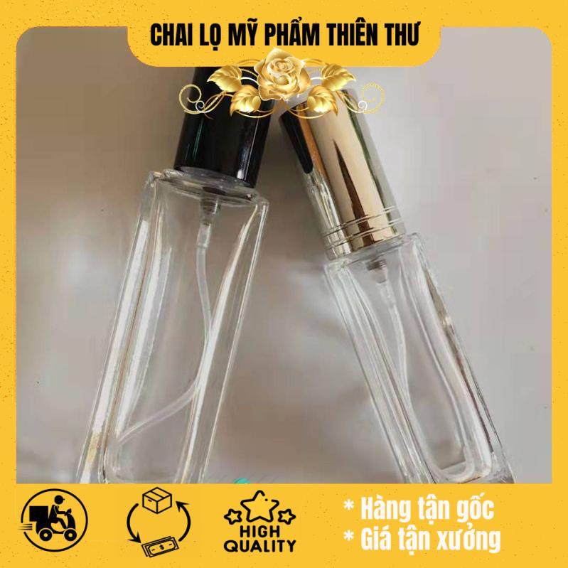 Chai lọ chiết nước hoa 10ml vuông / vỏ chiết nước hoa / lọ đựng dầu thơm