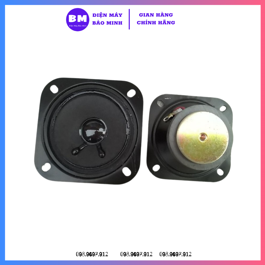 Bộ 2 loa treble rời Bose 7cm vuông - Loa chép rời - Loa được sử dụng làm loa treble cho những thùng loa cỡ vừa và nhỏ, hoặc các mạch công suất loa vi tính