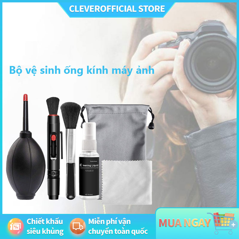 ⚡Miễn Phí Vận Chuyển⚡Set dụng cụ vệ sinh ống kính máy ảnh chuyên nghiệp 6 trong 1