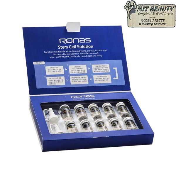[HCM]RONAS TINH CHẤT TẾ BÀO GỐC set 10 lọ MẪU MỚI 2020