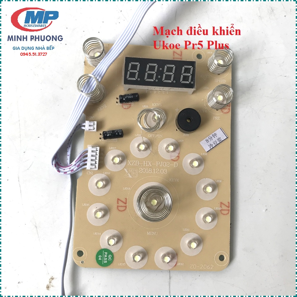 Phụ kiện mạch điện máy làm sữa hạt ukoeo pr5 plus
