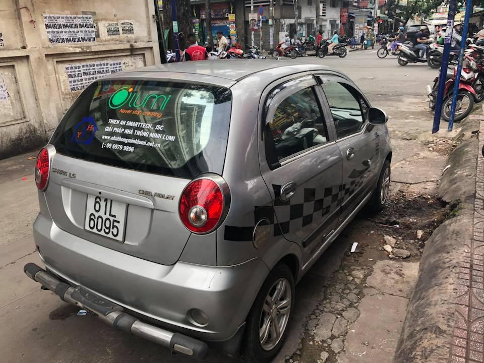 Tem dán sườn xe chevrolet spark
