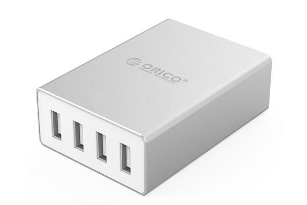 Sạc điện thoại usb 4 cổng 2.4a orico cse-4u-wh