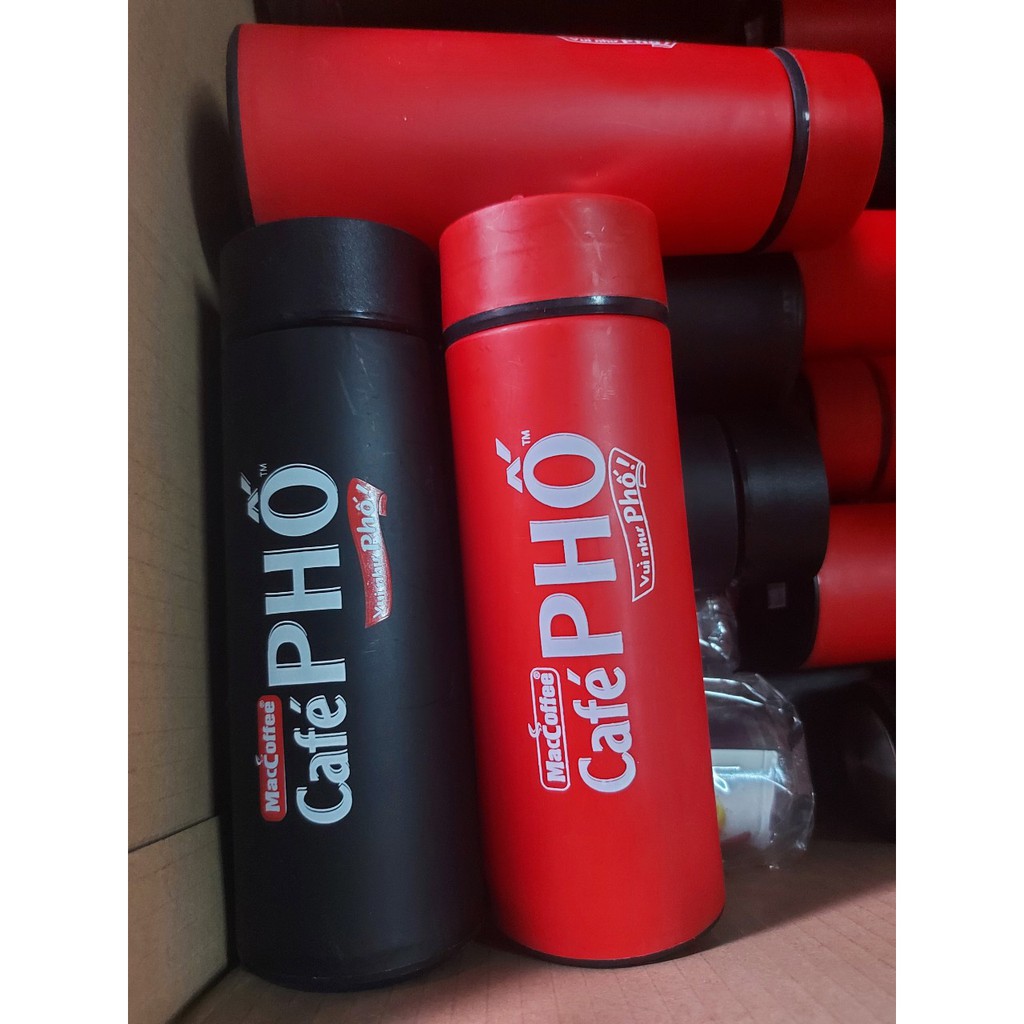 Bình giữ nhiệt cà phê phố 400ml, hàng tặng khi mua cà phê phố