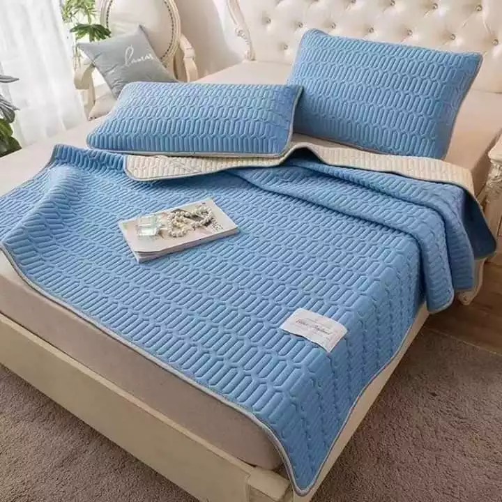 Chiếu cao su non 1m8 x2m màu xanh biển