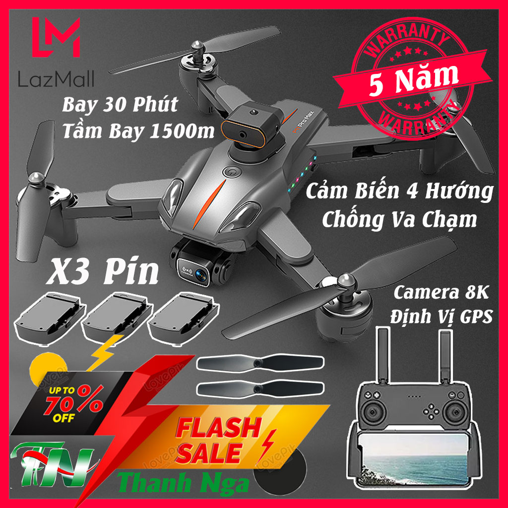 Máy Bay Flycam Mini Camera P11 Pro Max Cảm Biến Chống Va Chạm Máy Bay Điều Khiển Từ Xa 4 Cánh. Drone. Playcam. Plycam.Flaycam