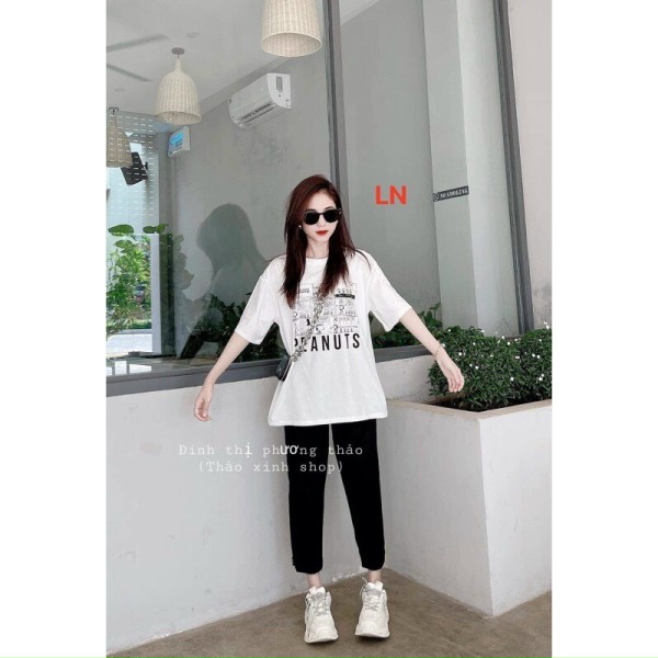 Sét áo phông peanuust+quần kaki ln12