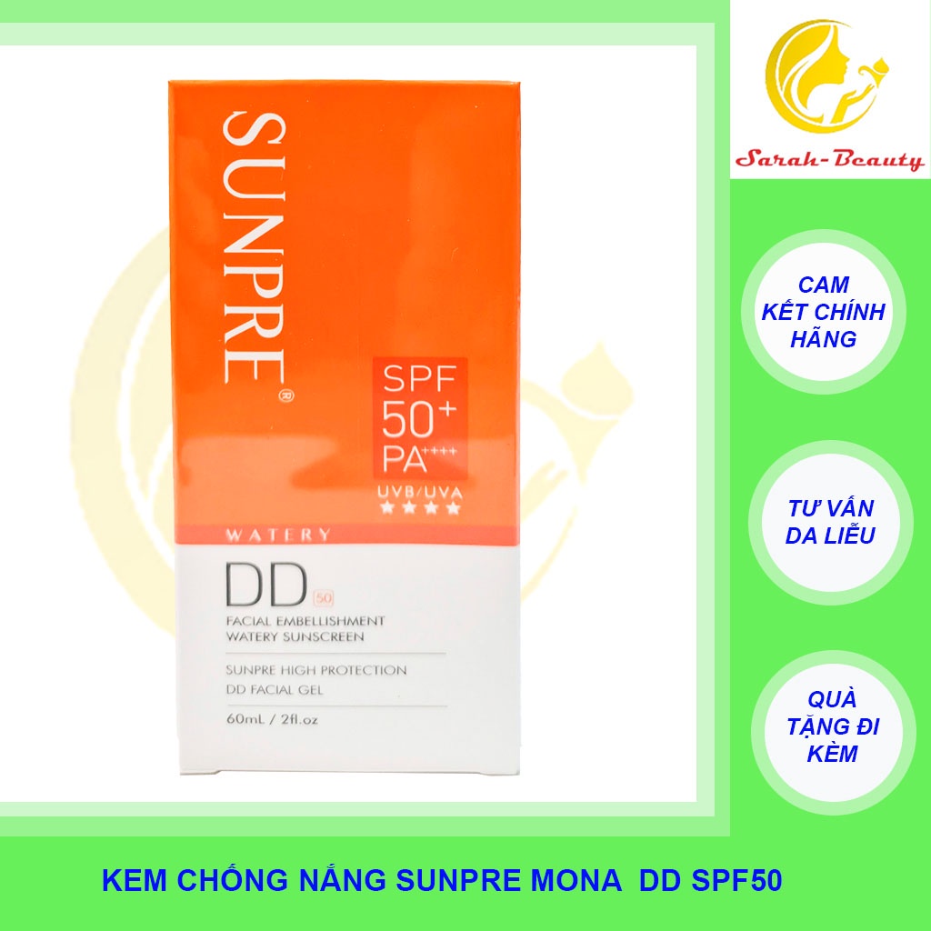 Kem chống nắng sunpre mona frema dd spf 50+