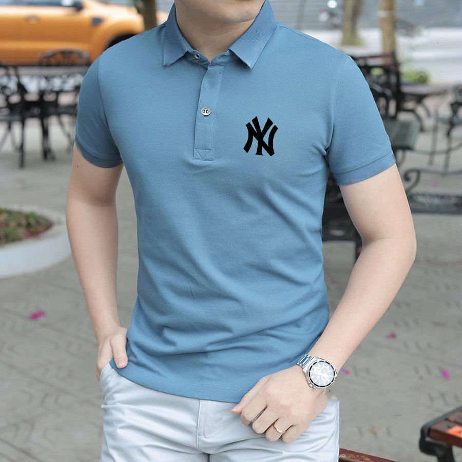 Áo polo nam NY vải cá sấu lạnh lên phom cực men - 6