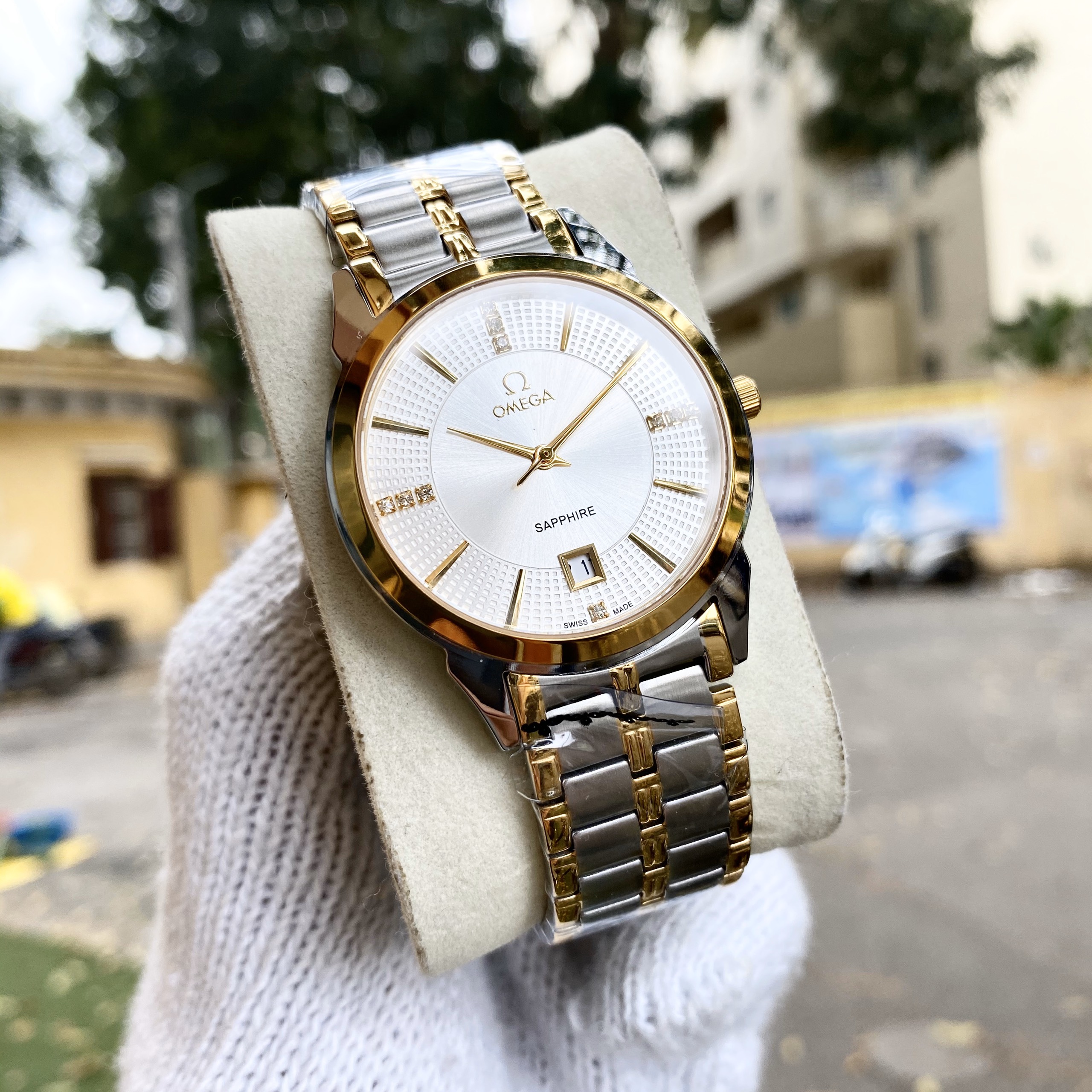 [KHUYẾN MẠI KHỦNG] TẶNG Vòng Đá tỳ Hưu + 2 pin AG4 trị giá 100.000đ Khi Mua Đồng Hồ Nam 0MEGA OM037 Chống Xước, Chống Nước