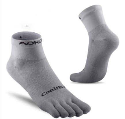 Tất 5 ngón chạy bộ cao cổ aonijie e4109