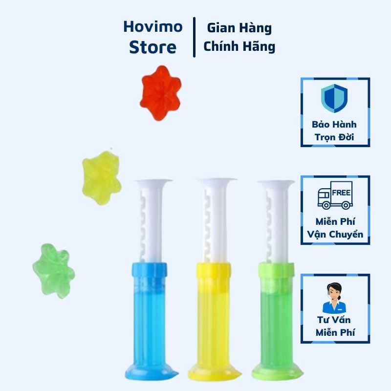 Gel thơm khử trùng bồn cầu gel khử mùi bồn cầu dạng thạch hình bông hoa với 6 mùi thơm cho nhà vệ sinh Gia Dụng Plus TR33333