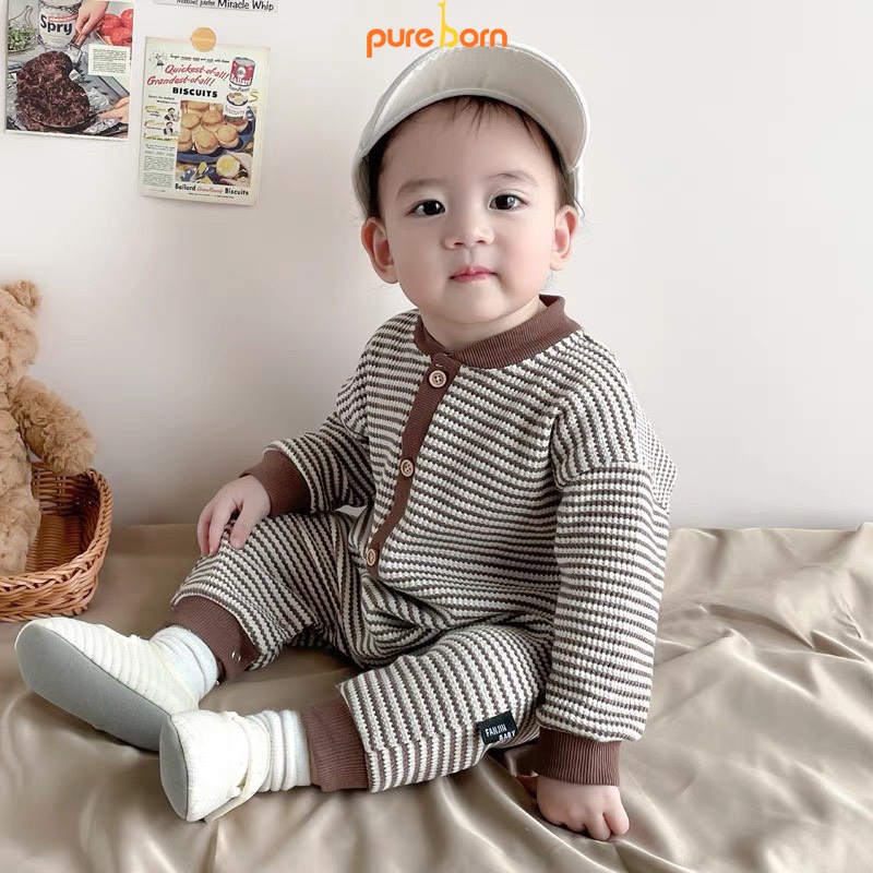 Body liền thân chất len gân cao cấp cho bé sơ sinh 5-15kg hàng cao cấp xuất nhật t43
