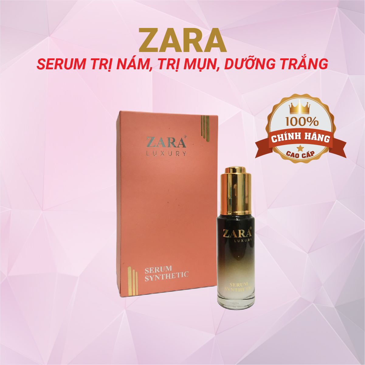 SERUM nám sạm, tàn nhang, mụn, dưỡng da ZARA 30lm