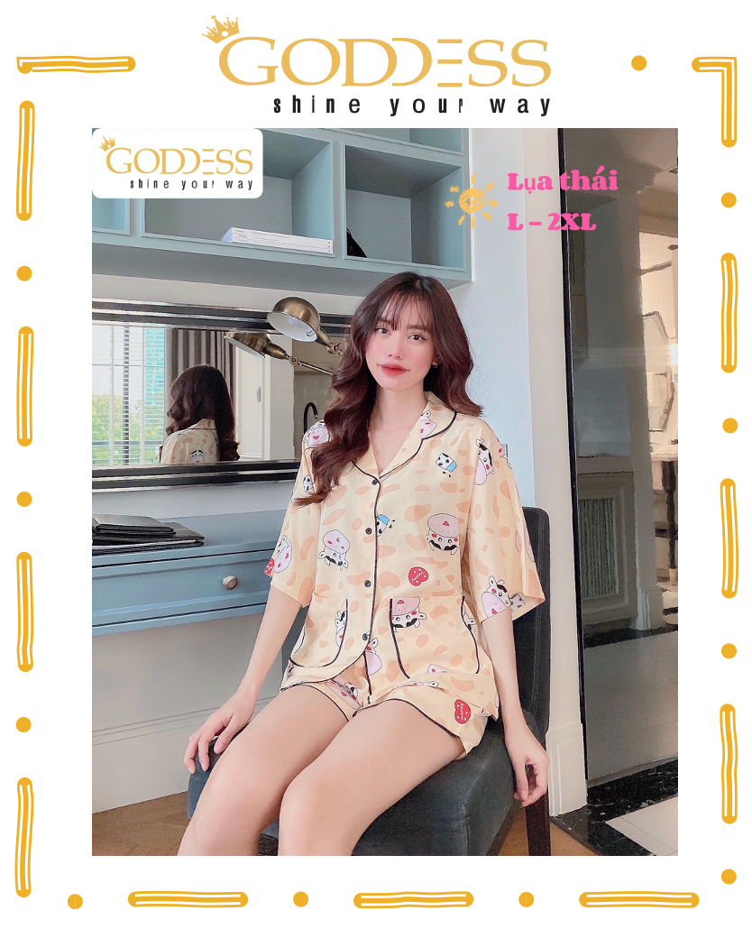 Đồ bộ nữ Pijama Lụa Thái Bộ Pijama Bò sữa Bigsize 40 - 80kg cao cấp lụa thái mềm mịn mát lịm