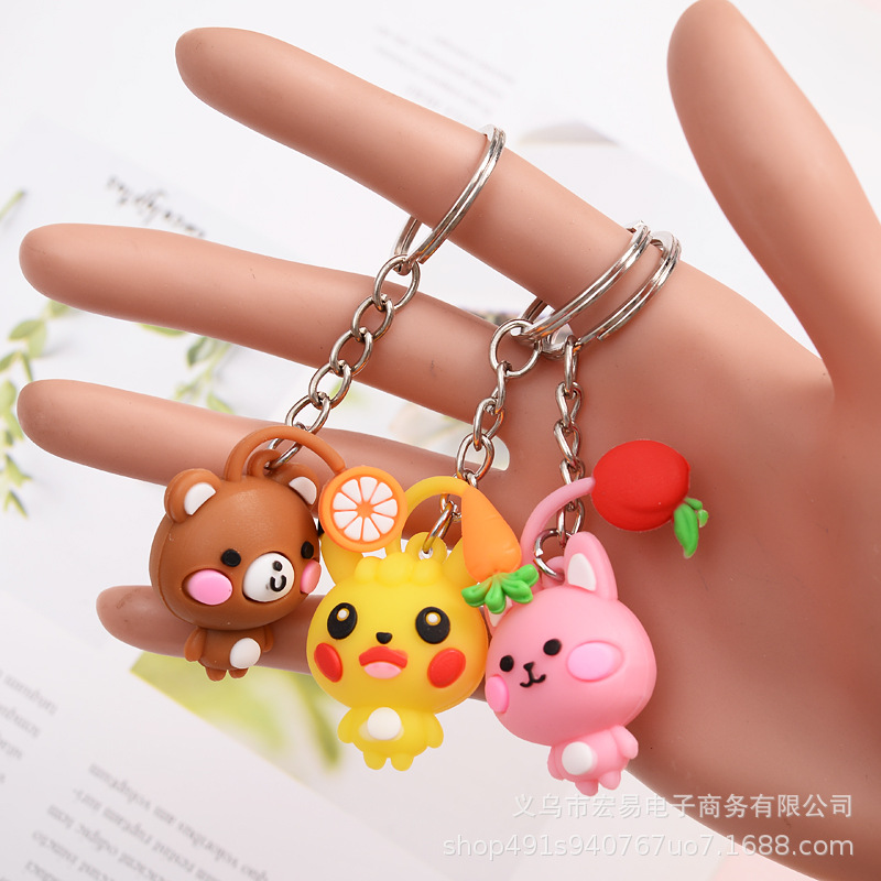 [ Quà Tặng ] Móc khoá Silicon - Móc khóa Hoạt Hình so Cute