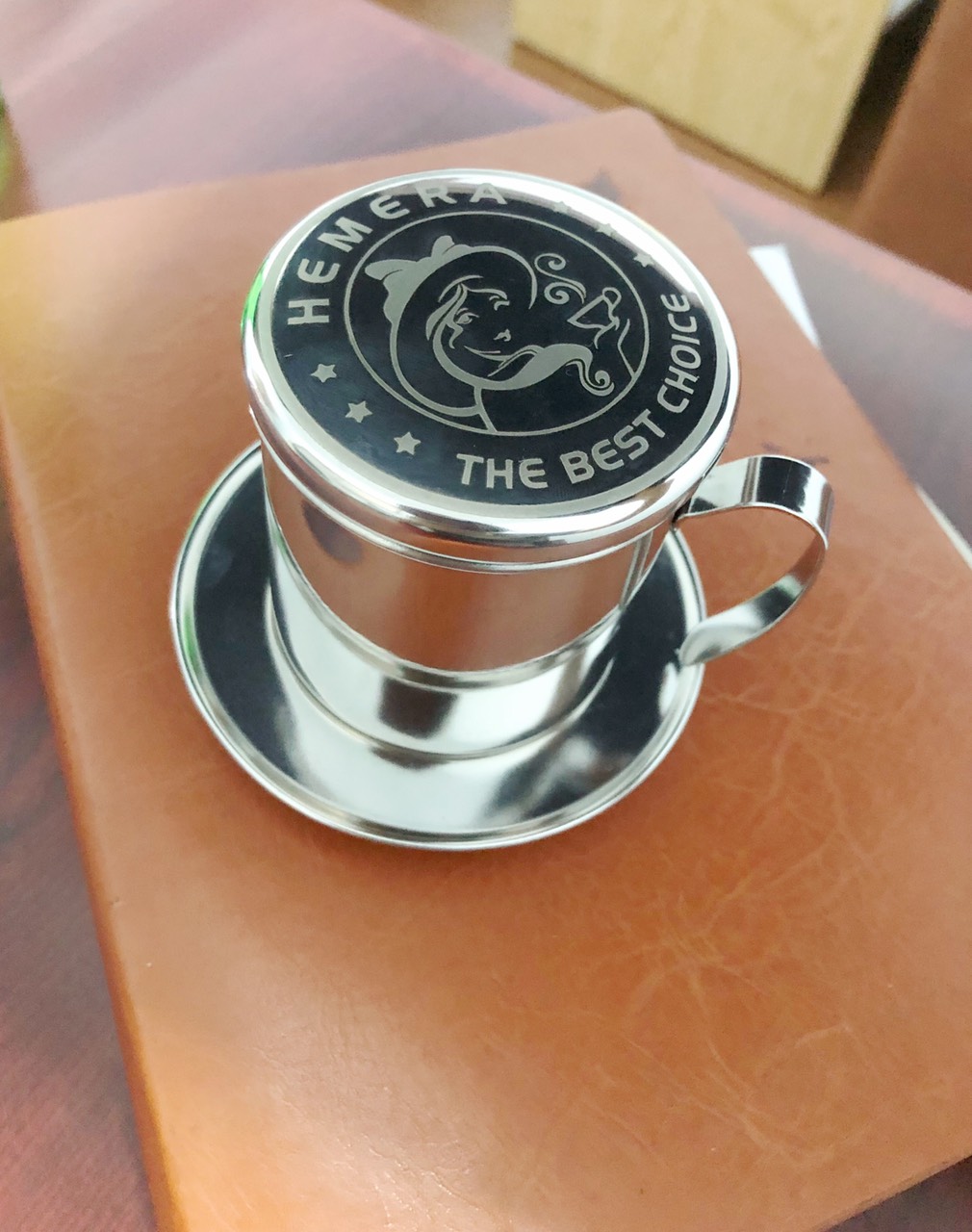 Phin pha cà phê Inox cao cấp Hemera