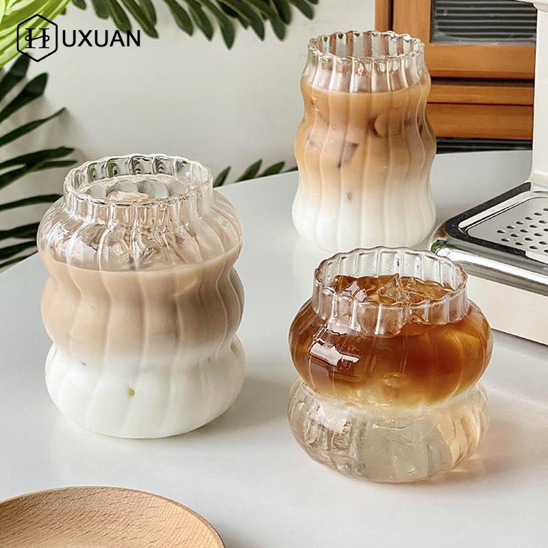 Cốc cà phê lạnh thủy tinh 650ml cốc cổ điển dụng cụ uống trà nước trong suốt cốc nước ép sữa cốc cốc cốc uống tail whisky