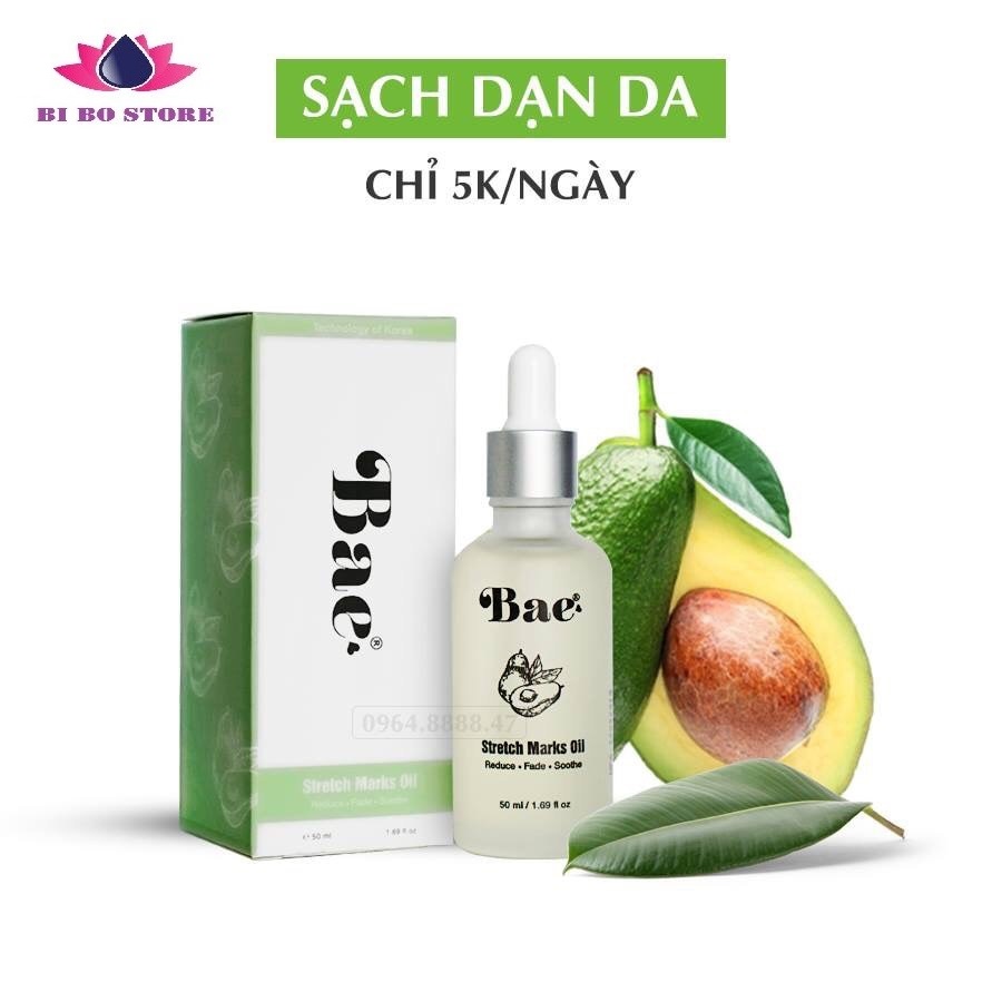 Dầu cho rạn da sau sinh bae 50ml - mẫu mới