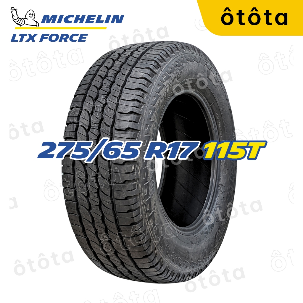 Lốp ô tô Michelin LTX Force – 275/65 R17 115T – Chính Hãng BH 6 năm (275/65R17, 275 65 R17) Giá 6,893,900 Đồng*Miễn phí vận chuyển