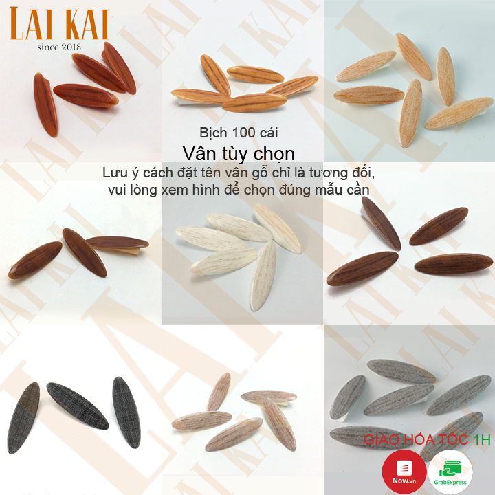 Nút bịt lỗ khoan chéo vân gỗ