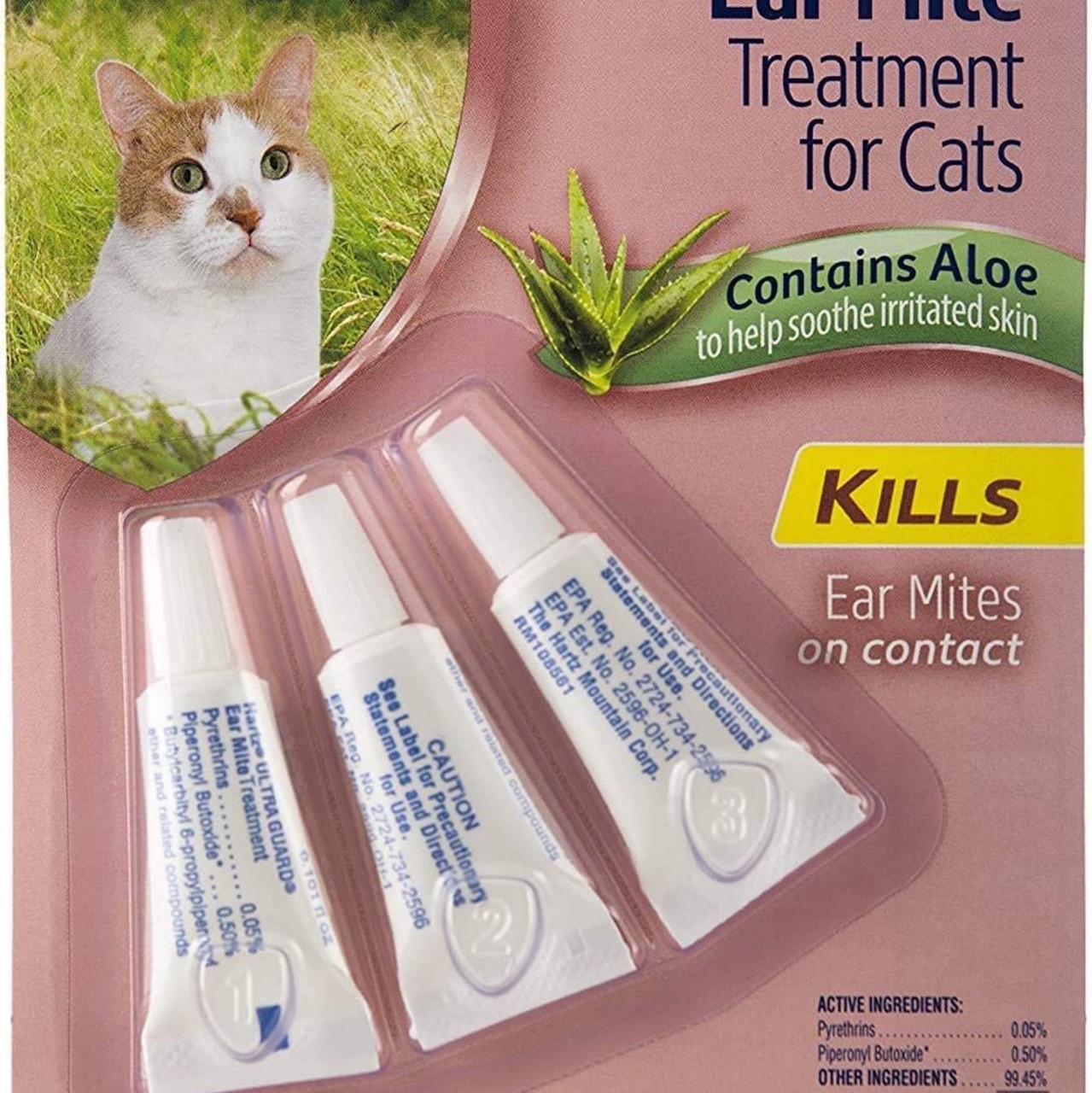 [Hoàn tiền 10%] [CÓ HỎA TỐC] 1 Tuýp Nhỏ Rận Tai HARTZ ULTRAGUARD Cho Mèo (Hàng Usa)