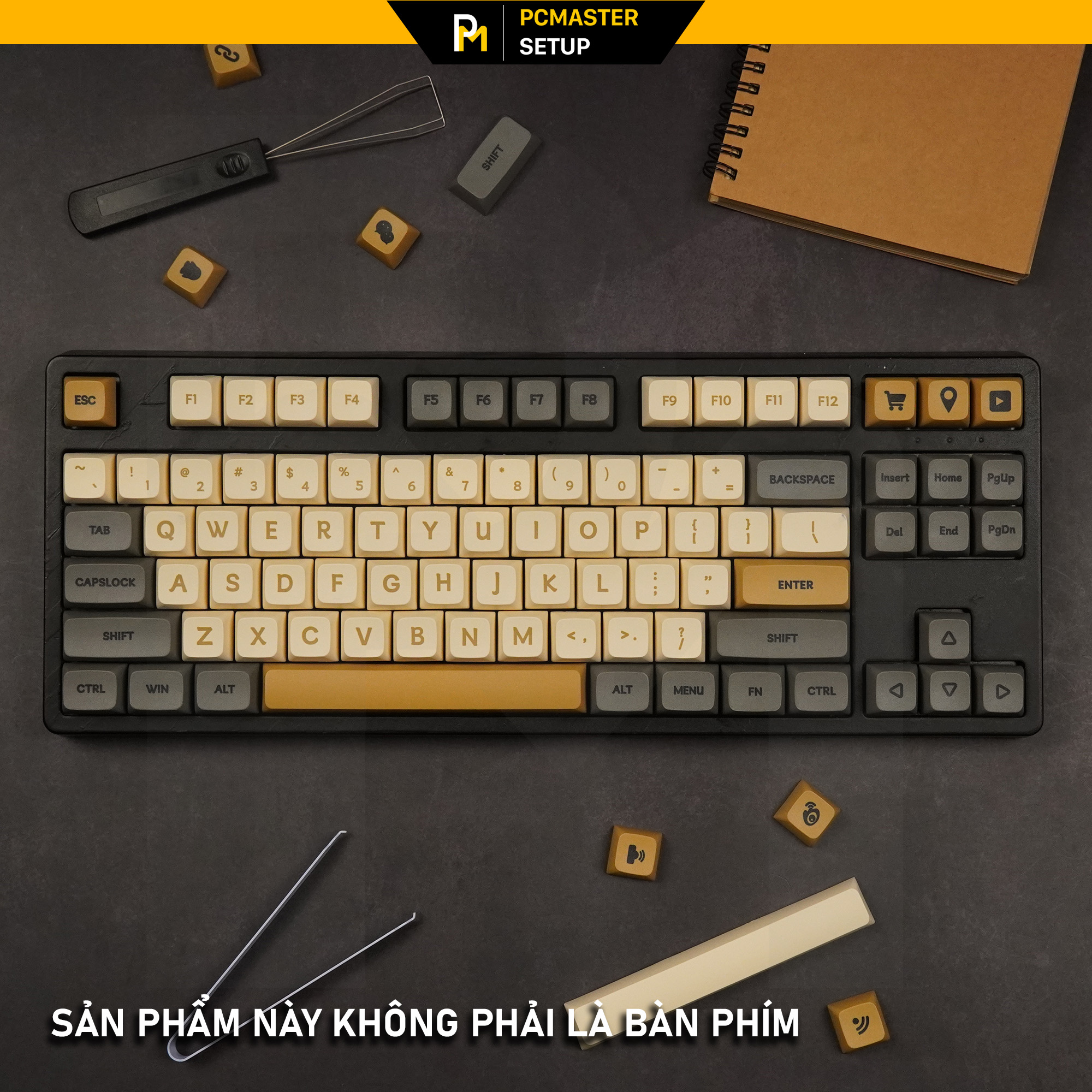 Keycap pbt Retro shimmer xịn FullBox cho bàn phím cơ