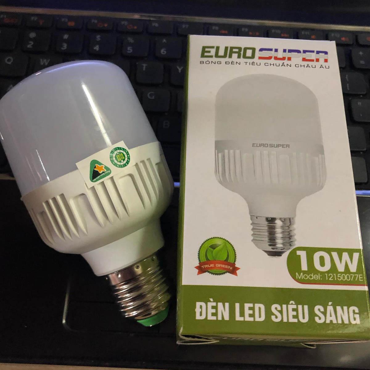 [HCM]Bóng Led Trụ 10W EuroSuper tiêu chuẩn Châu Âu