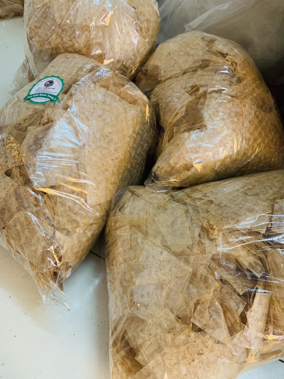 1KG Bánh tráng muối nhuyễn tỏi xike siêu cay siêu ngon chính gốc Tây Ninh