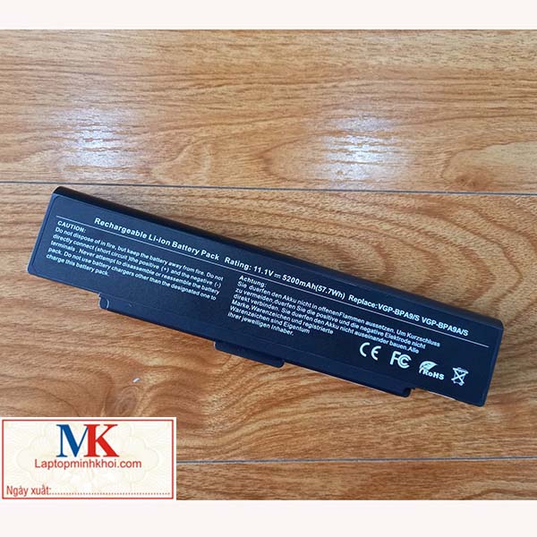 Pin laptop sony vaio vgn-cr vgn-ar vgp-bps9 vgp-bps10