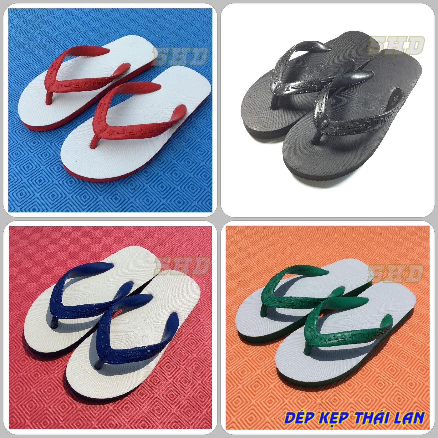 [HCM]CROC – Dép Thái Lan Dép kẹp dép xỏ ngón CROCODILE THAI – Đế trắng vân nổi 3D - Đi biển trong nhà – Dành cho nam