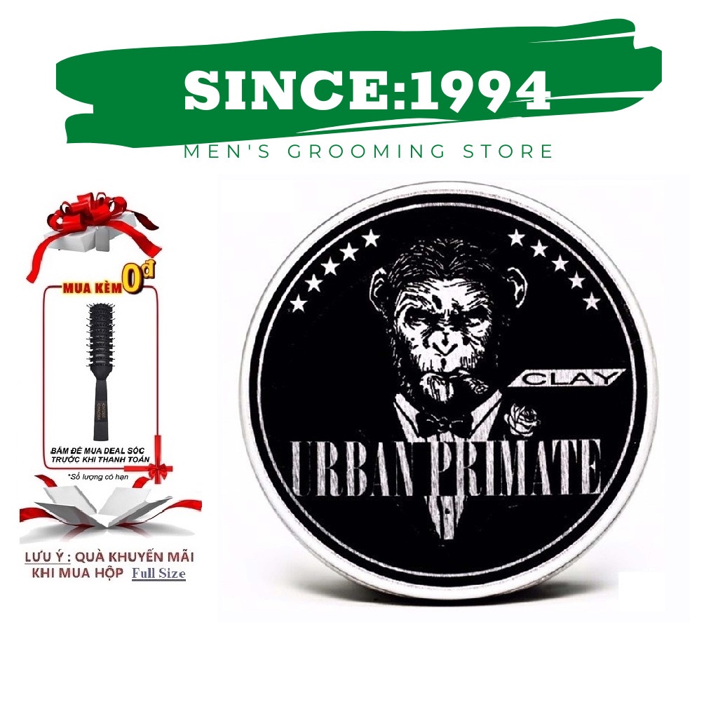 Sáp vuốt tóc Urban Primate Styling Clay 90gr - Urban Primate Clay THÁI LAN